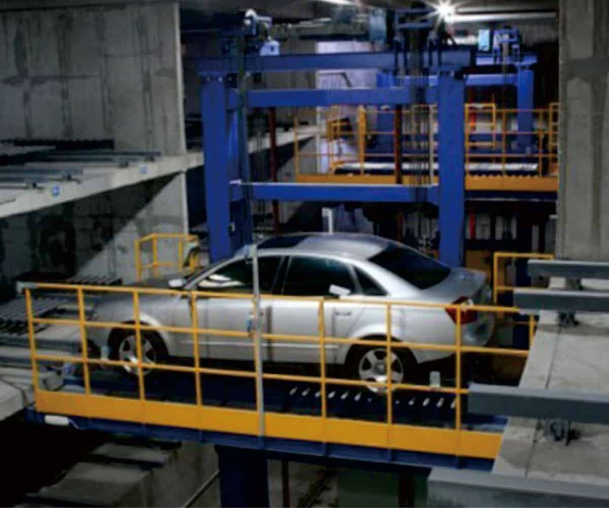 自動巷道堆垛式機械停車位